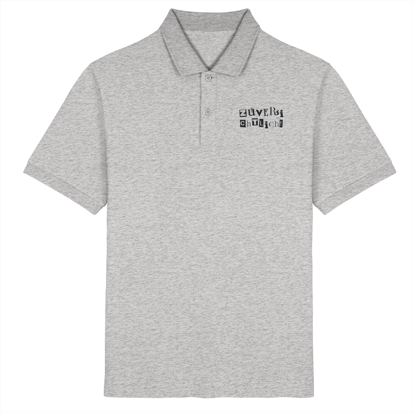 Zuversichtlich - Organic Poloshirt (Stick)