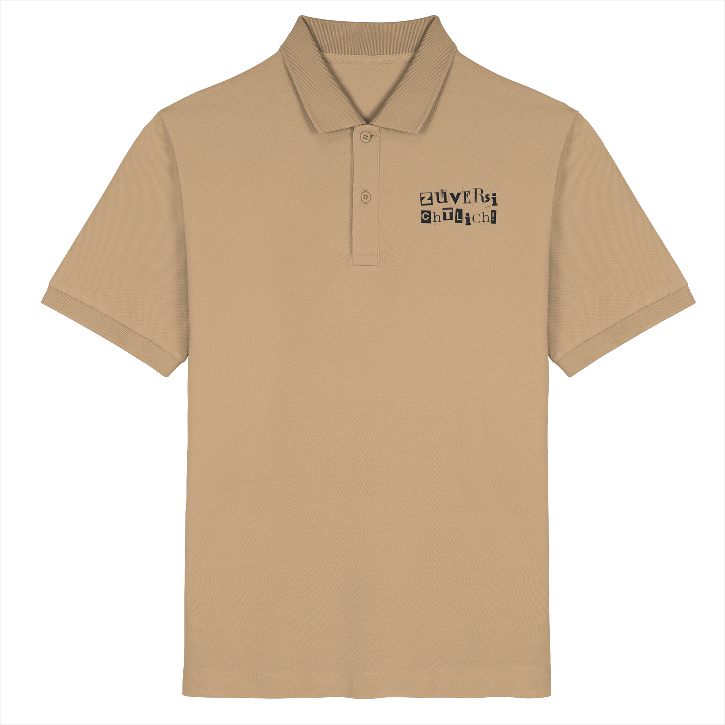 Zuversichtlich - Organic Poloshirt (Stick)