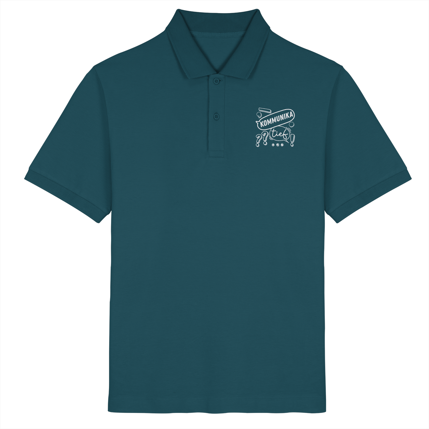 KommunikaTIEF - Organic Poloshirt (Stick)
