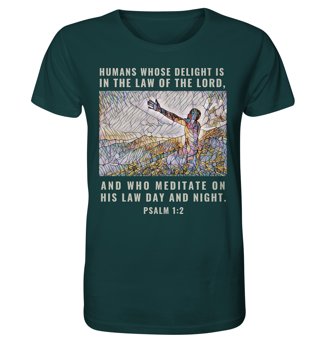 Psalm 1:2 -Organic Shirt - Weggefährten Mindset