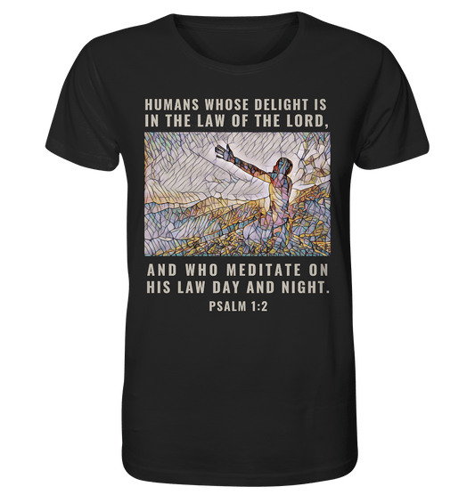 Psalm 1:2 -Organic Shirt - Weggefährten Mindset