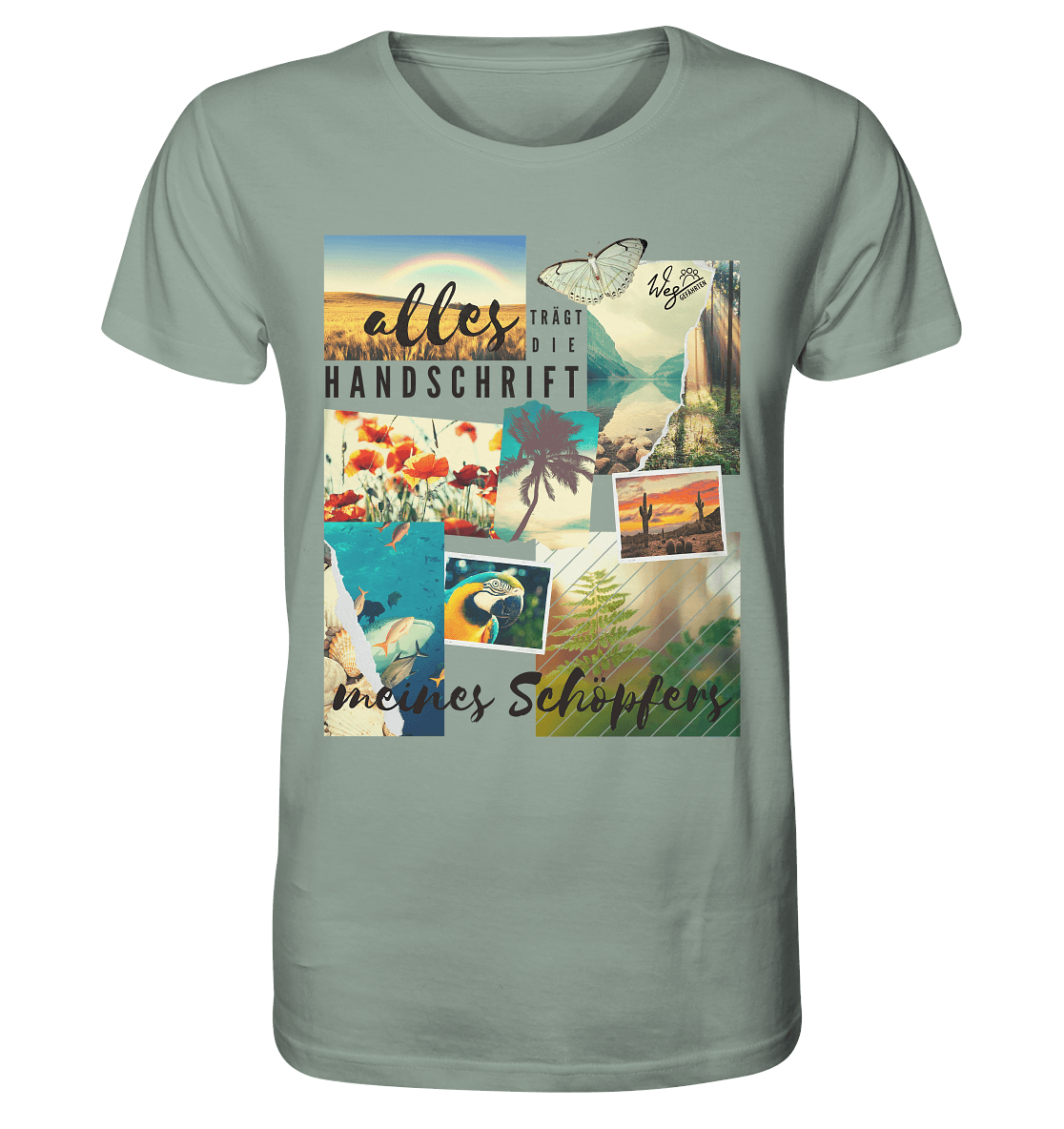 Handschrift des Schöpfers - Organic Shirt - Weggefährten Mindset
