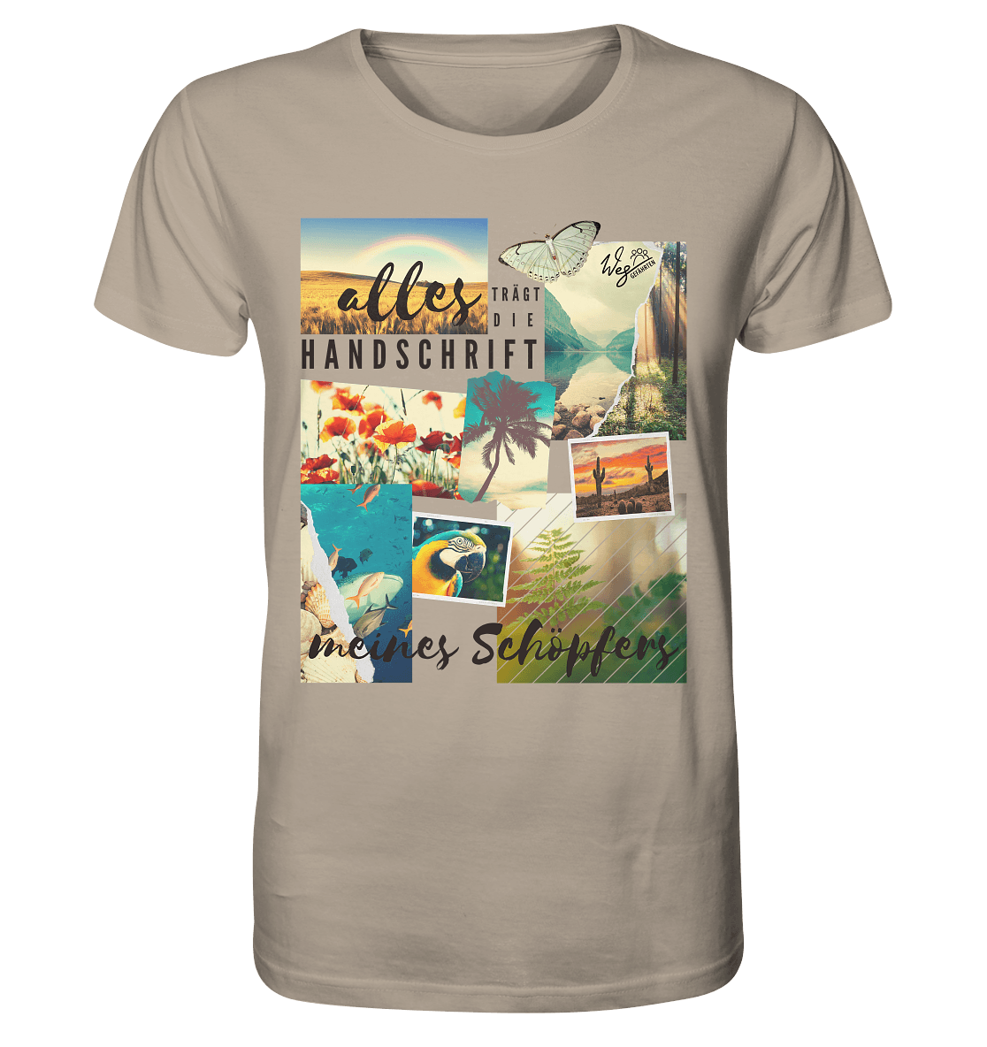 Handschrift des Schöpfers - Organic Shirt - Weggefährten Mindset