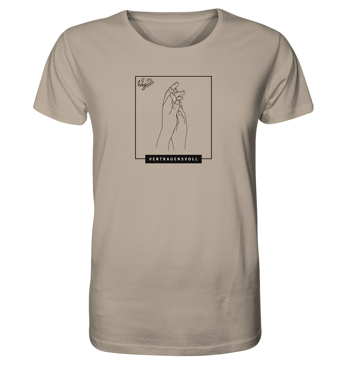 Vertrauensvoll - Organic Shirt - Weggefährten Mindset