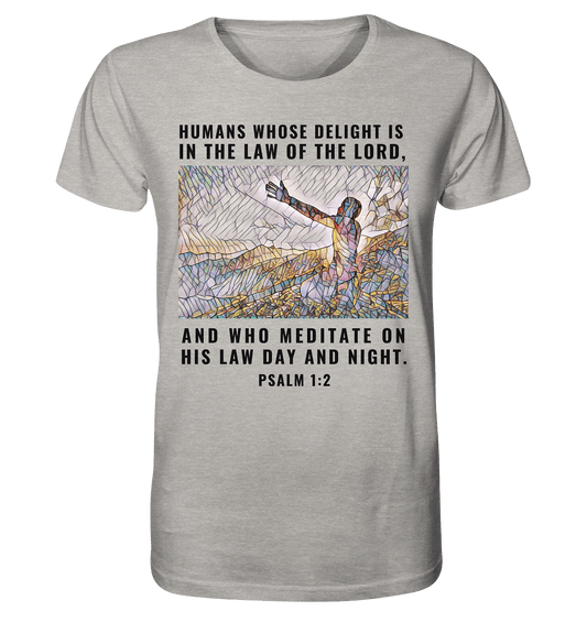 Psalm 1:2 - Organic Shirt - Weggefährten Mindset