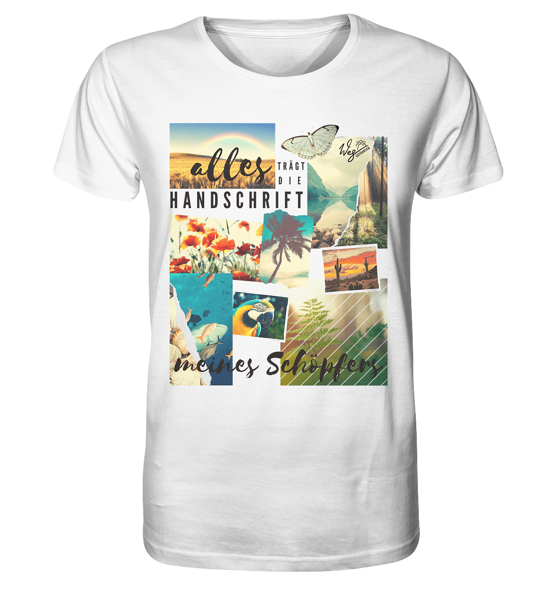 Handschrift des Schöpfers - Organic Shirt - Weggefährten Mindset
