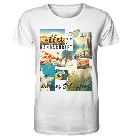 Handschrift des Schöpfers - Organic Shirt - Weggefährten Mindset