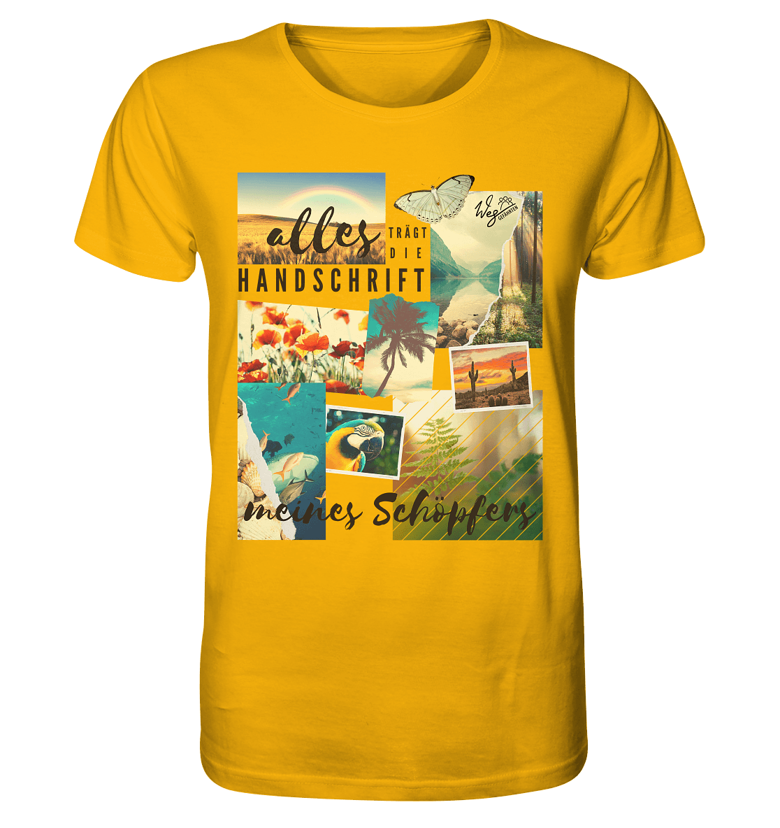 Handschrift des Schöpfers - Organic Shirt - Weggefährten Mindset
