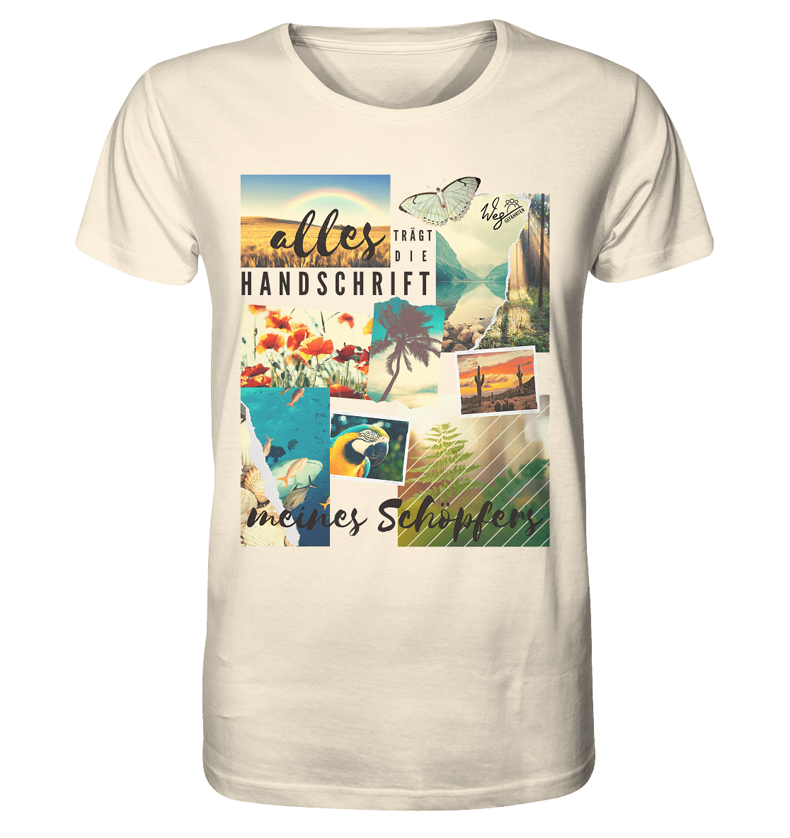 Handschrift des Schöpfers - Organic Shirt - Weggefährten Mindset