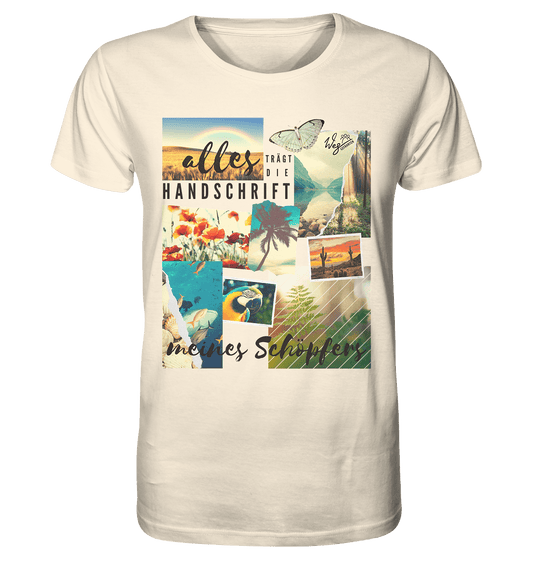 Handschrift des Schöpfers - Organic Shirt - Weggefährten Mindset