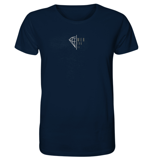 WERTVOLL Diamant (Stick) - Organic Shirt (Stick) - Weggefährten Mindset