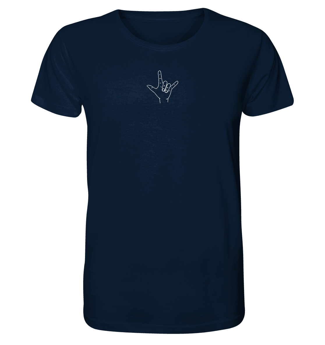 I Love You (Gebärde) - Organic Shirt (Stick) - Weggefährten Mindset