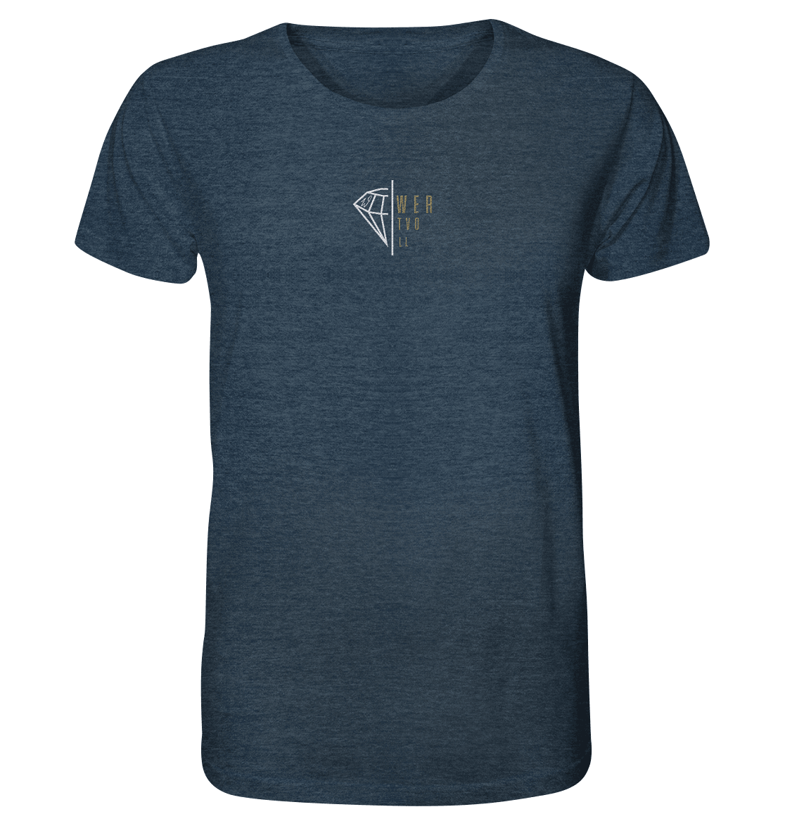 WERTVOLL Diamant (Stick) - Organic Shirt (Stick) - Weggefährten Mindset