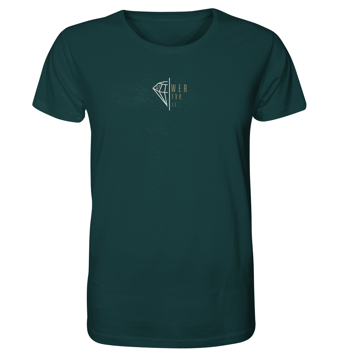 WERTVOLL Diamant (Stick) - Organic Shirt (Stick) - Weggefährten Mindset