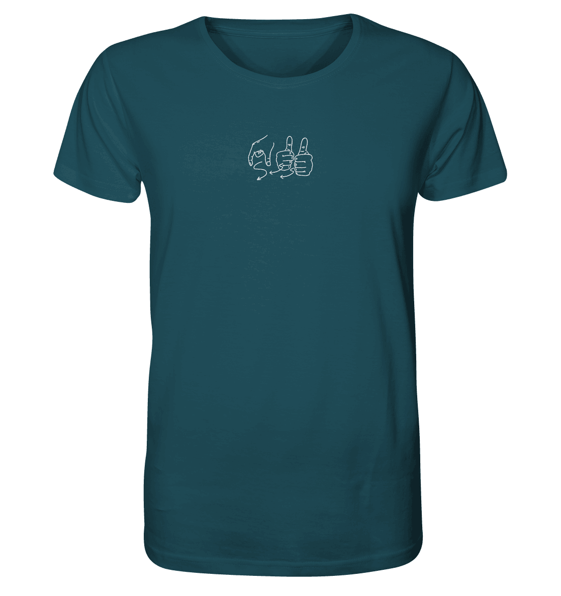Weggefährten (Gebärde) - Organic Shirt (Stick) - Weggefährten Mindset