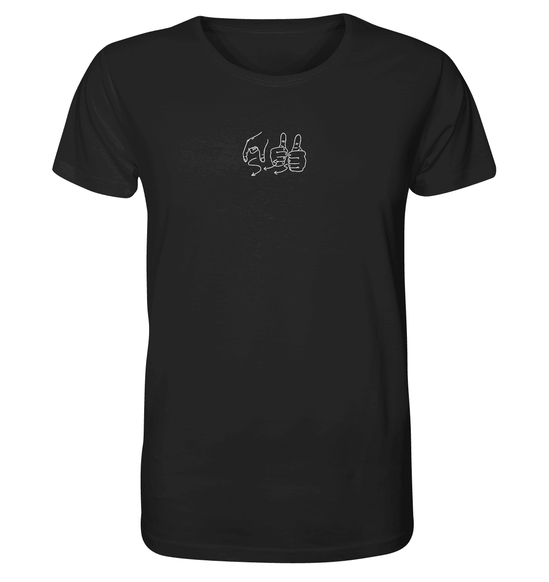 Weggefährten (Gebärde) - Organic Shirt (Stick) - Weggefährten Mindset