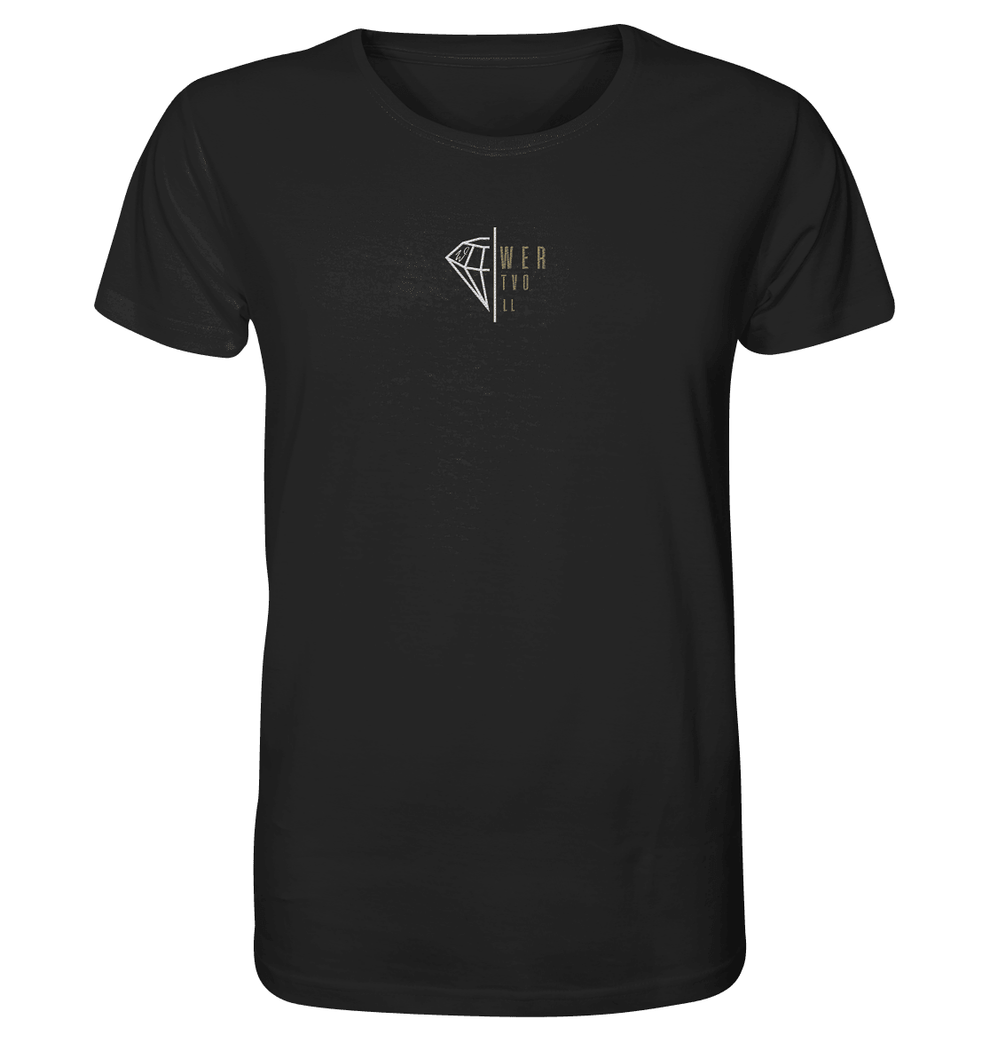 WERTVOLL Diamant (Stick) - Organic Shirt (Stick) - Weggefährten Mindset