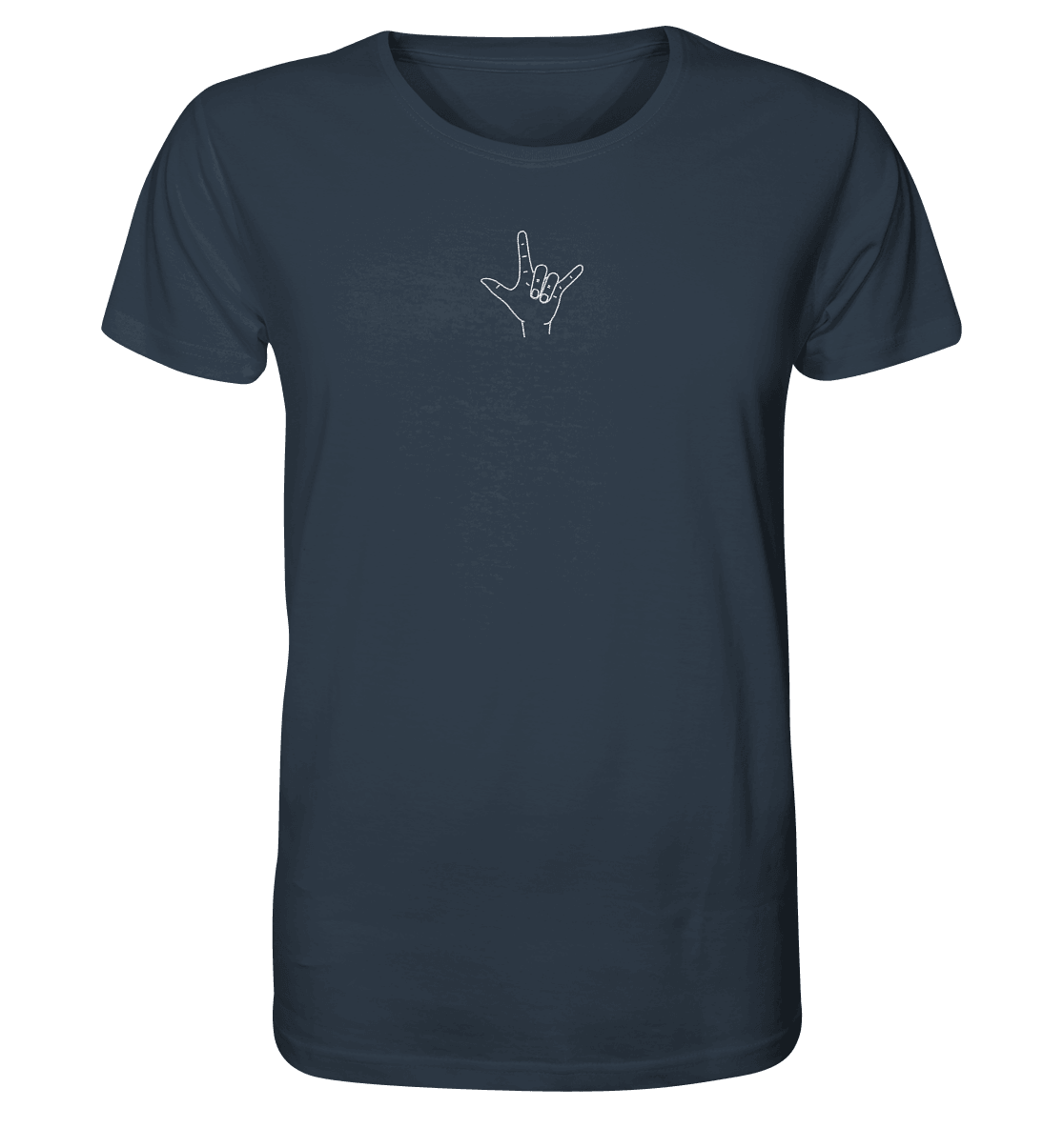 I Love You (Gebärde) - Organic Shirt (Stick) - Weggefährten Mindset