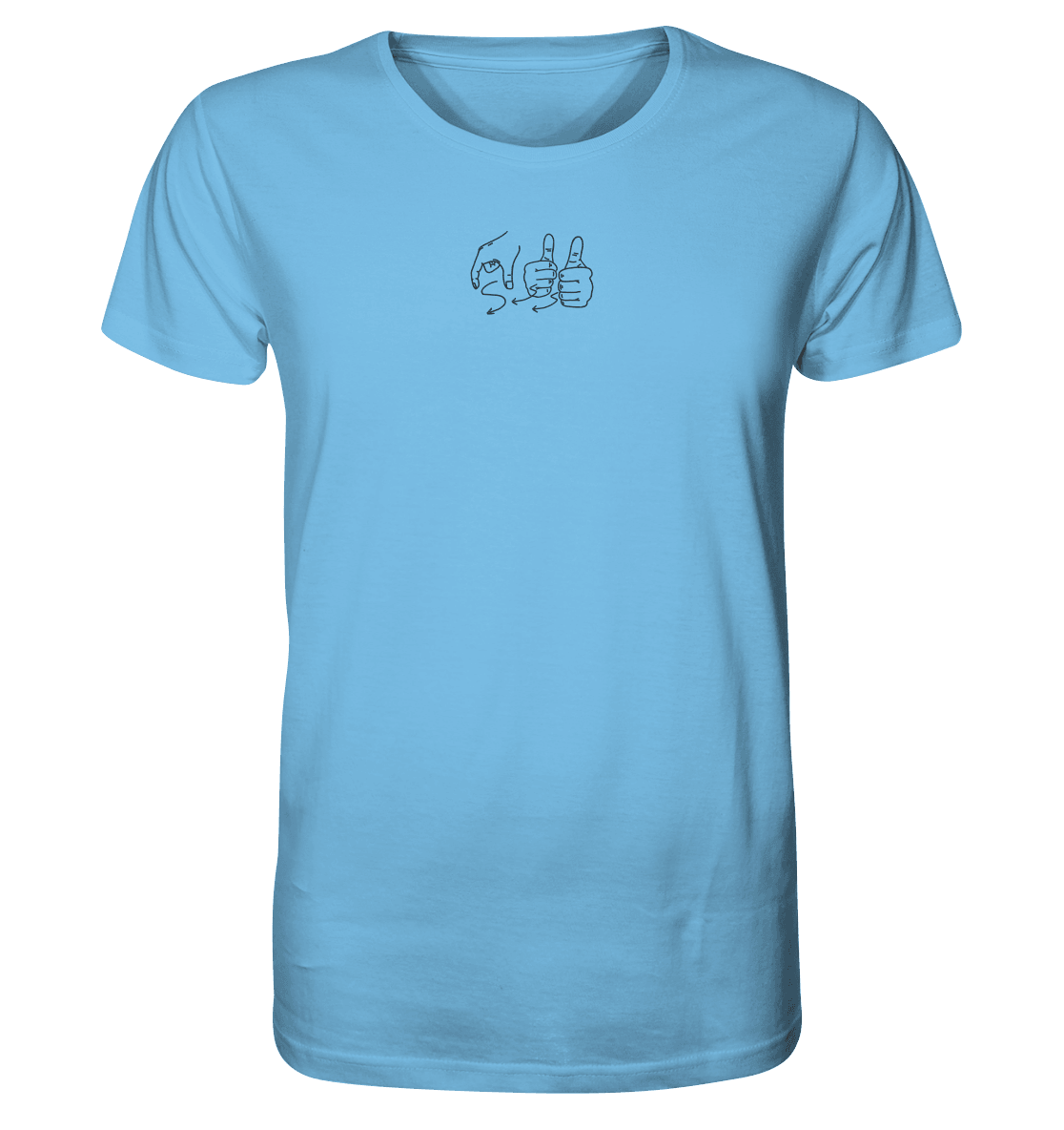 Weggefährten (Gebärde) - Organic Shirt (Stick) - Weggefährten Mindset