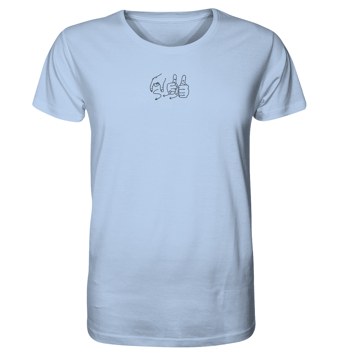 Weggefährten (Gebärde) - Organic Shirt (Stick) - Weggefährten Mindset
