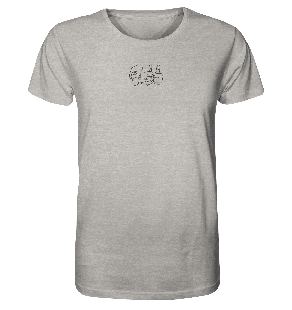 Weggefährten (Gebärde) - Organic Shirt (Stick) - Weggefährten Mindset