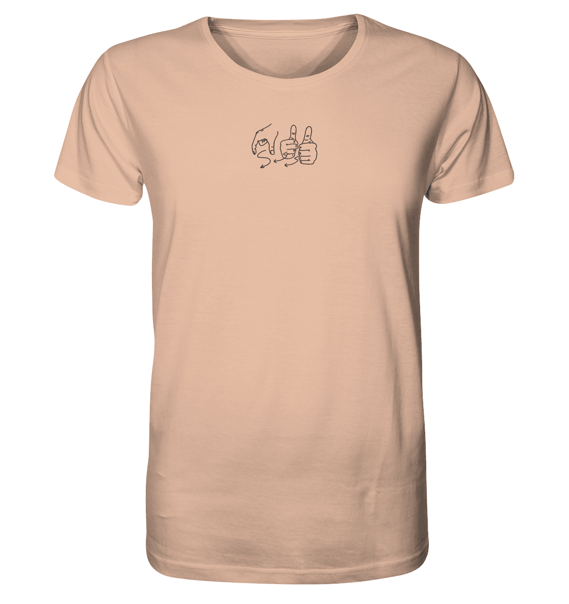 Weggefährten (Gebärde) - Organic Shirt (Stick) - Weggefährten Mindset