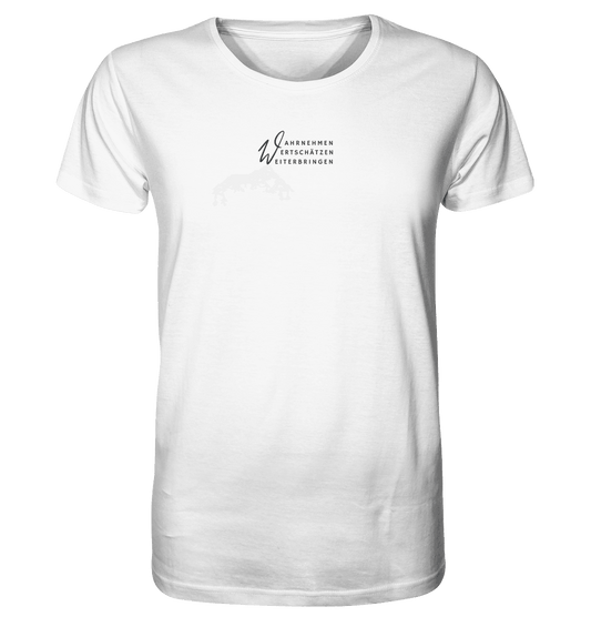 WERTE - Organic Shirt (Stick) - Weggefährten Mindset