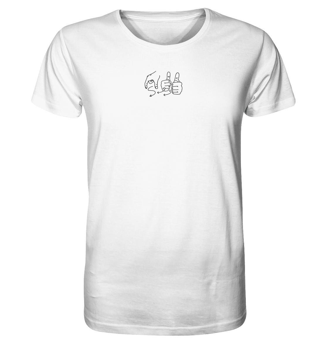 Weggefährten (Gebärde) - Organic Shirt (Stick) - Weggefährten Mindset