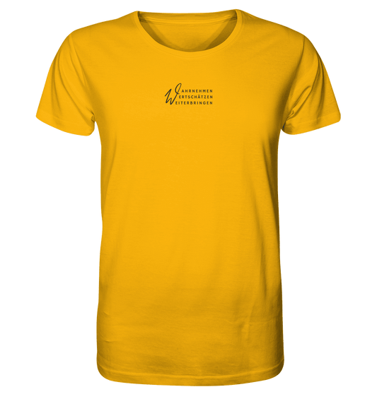 WERTE - Organic Shirt (Stick) - Weggefährten Mindset