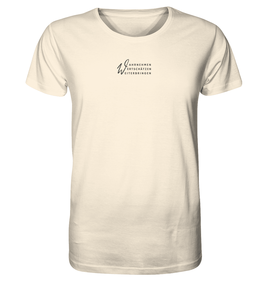 WERTE - Organic Shirt (Stick) - Weggefährten Mindset