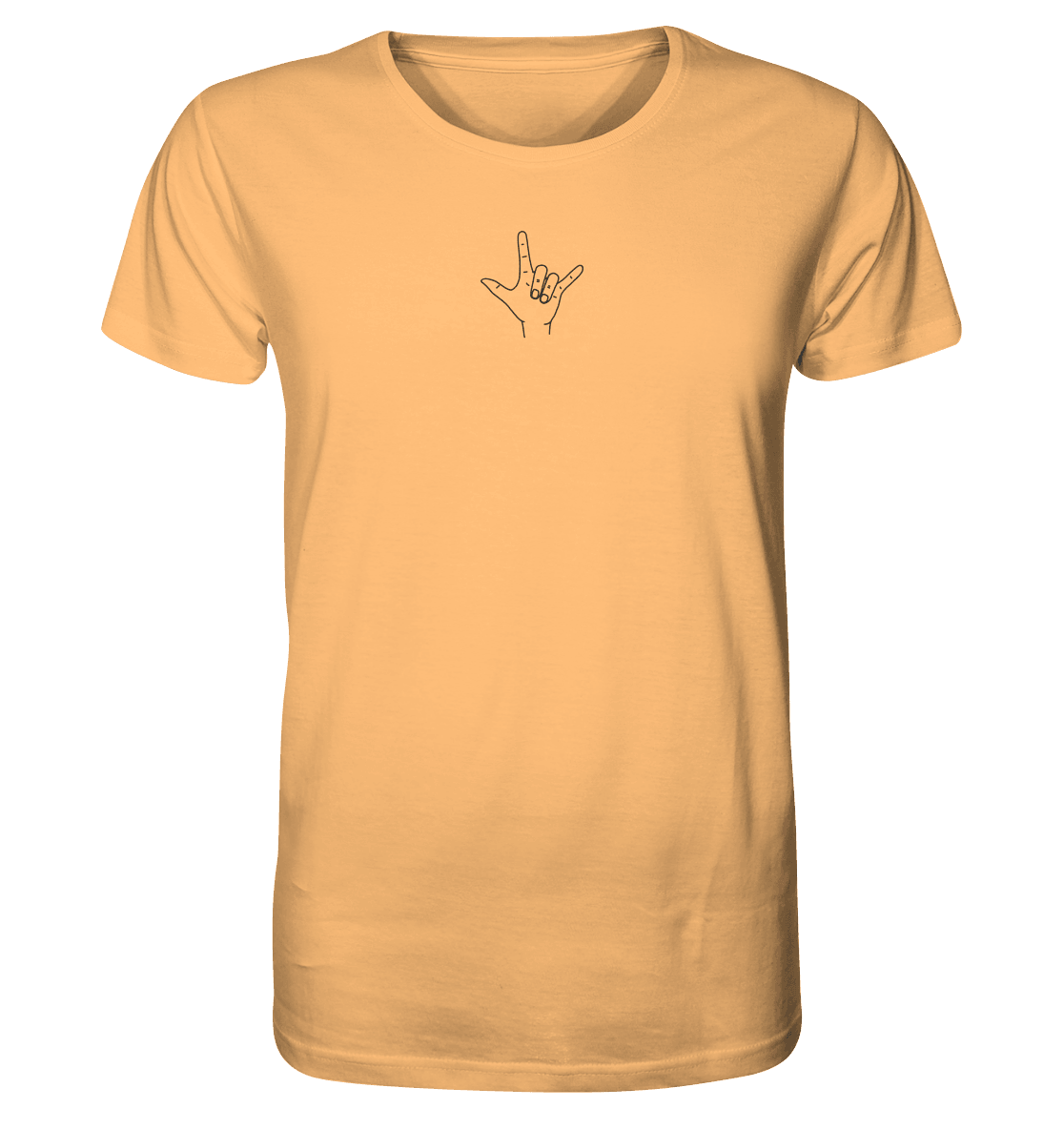 I Love You (Gebärde) - Organic Shirt (Stick) - Weggefährten Mindset