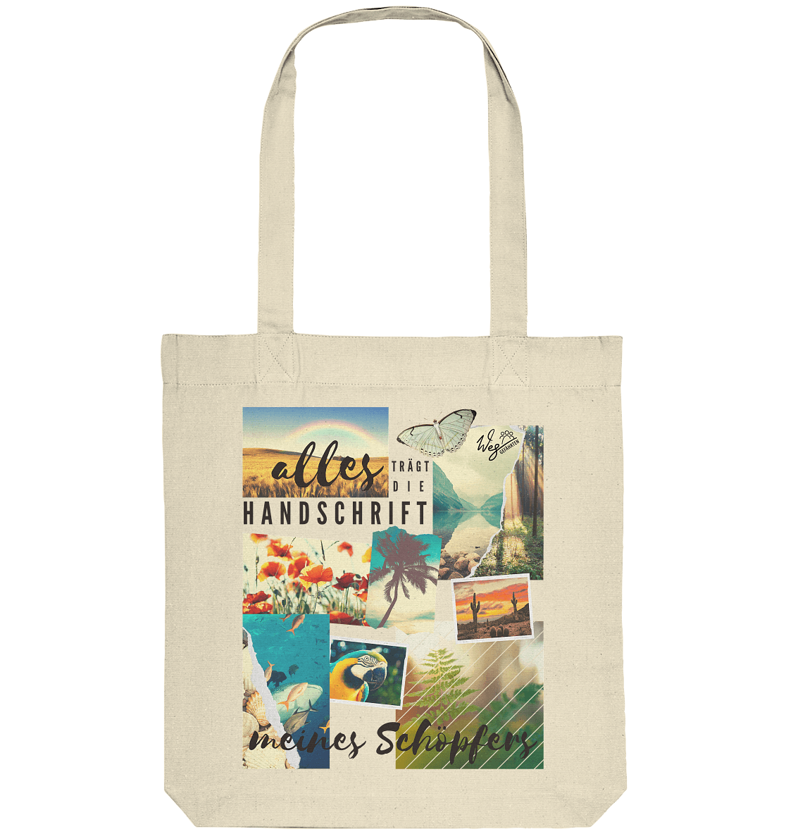 Handschrift des Schöpfers - Organic Tote-Bag - Weggefährten Mindset