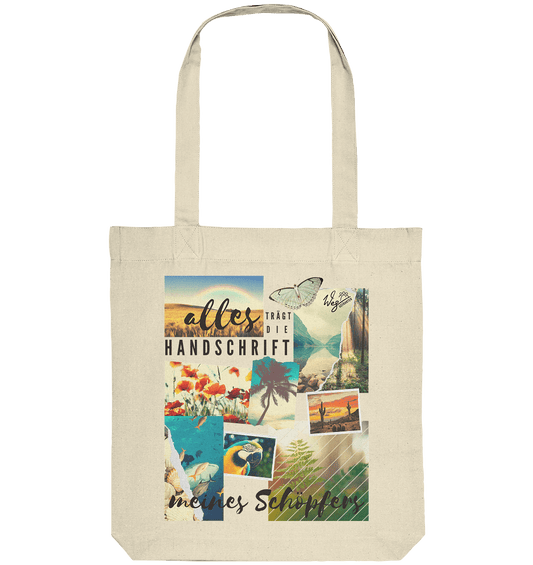 Handschrift des Schöpfers - Organic Tote-Bag - Weggefährten Mindset