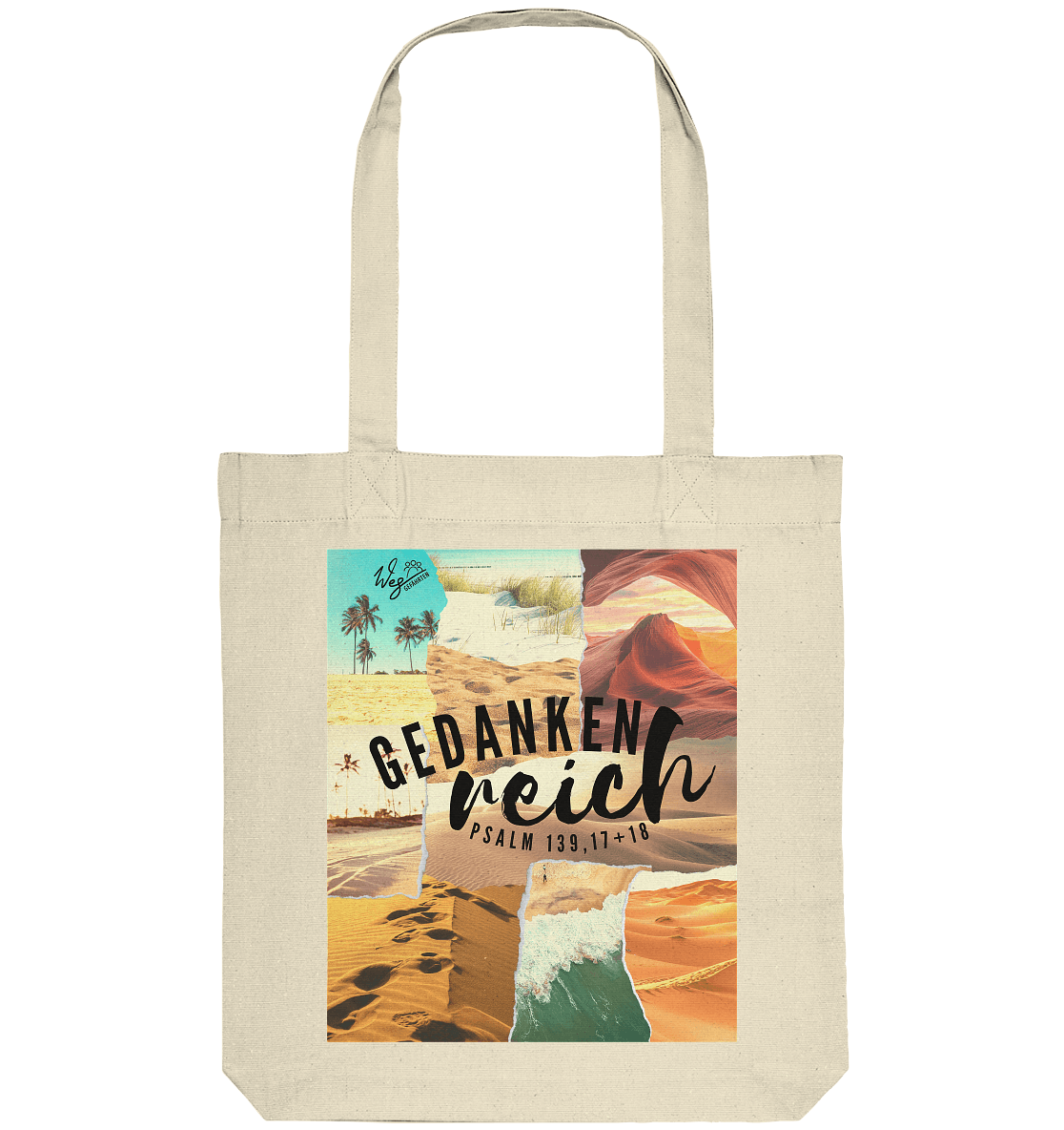 Gedankenreich - Organic Tote-Bag - Weggefährten Mindset