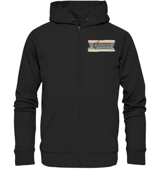 WERTE - Pinselstriche - Organic Zipper - Weggefährten Mindset