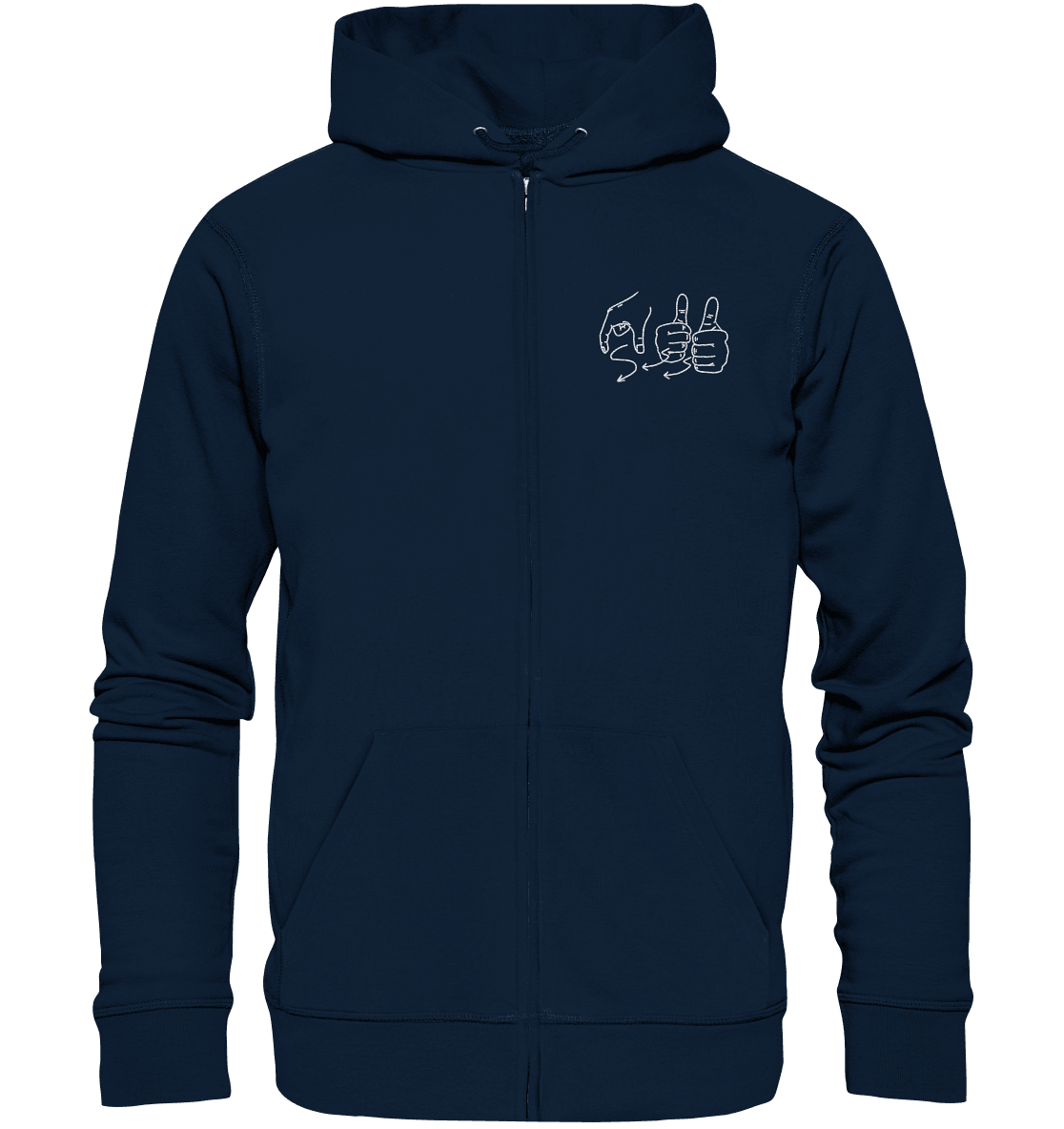 Weggefährten (Gebärde) - Organic Zipper (Stick) - Weggefährten Mindset