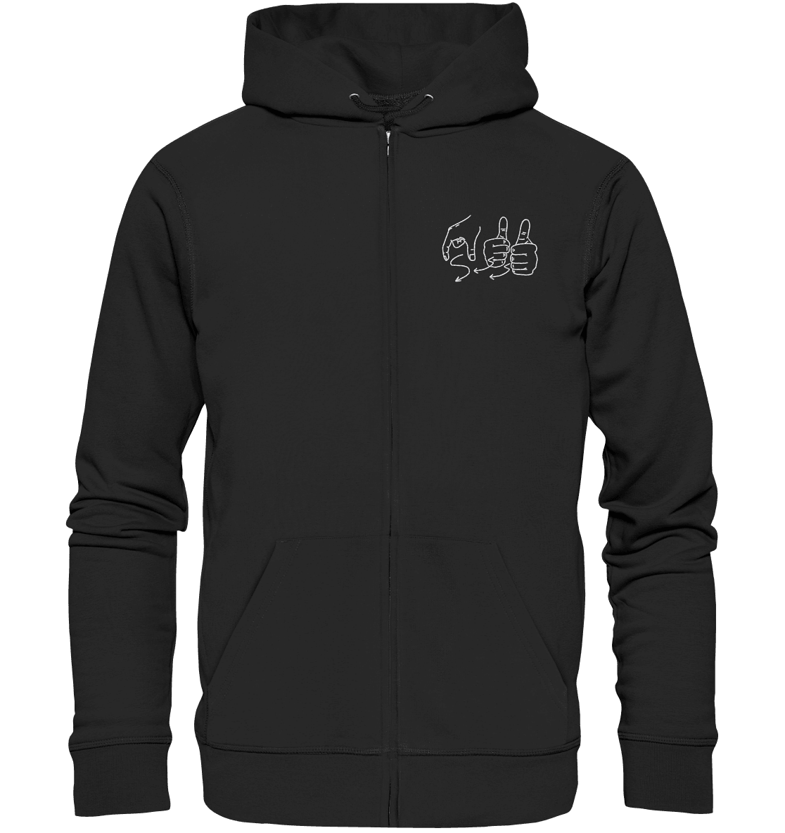 Weggefährten (Gebärde) - Organic Zipper (Stick) - Weggefährten Mindset
