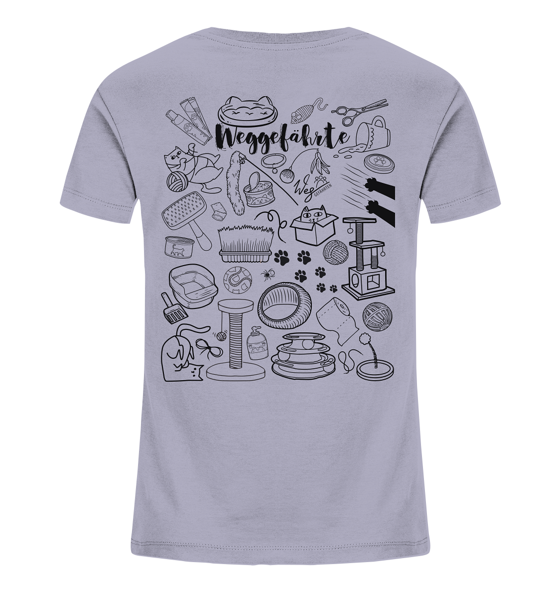 Weggefährte (Katze) - Kids Organic Shirt