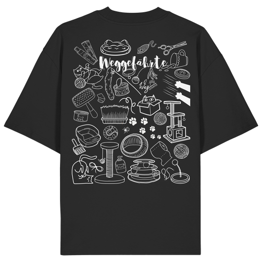 Weggefährte (Katze) - Organic Oversize Shirt