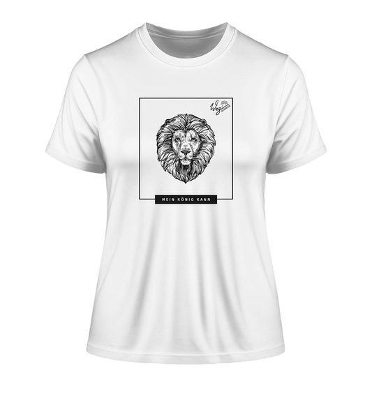 Mein König kann - Fitted Ladies Organic Shirt