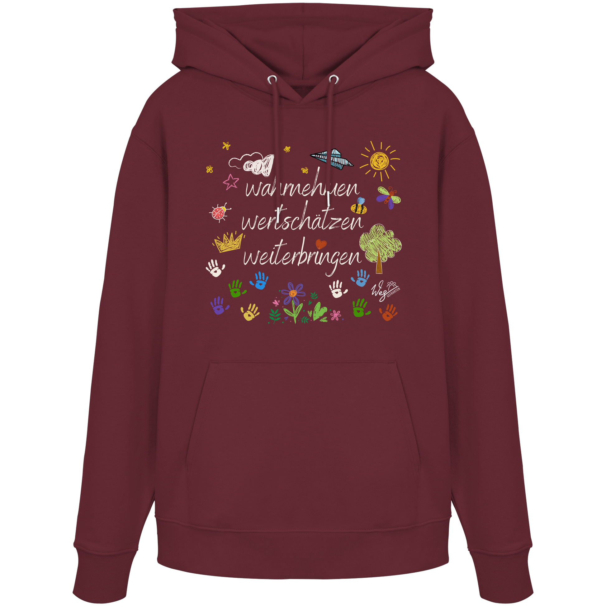 WERTE bunt - Tanja (NICHT Veröffentlichen) - Organic Hoodie.