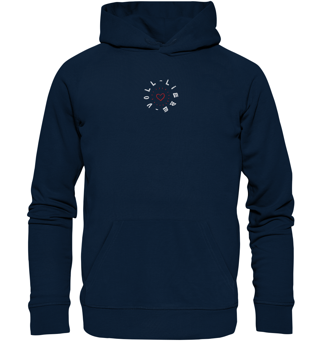 Voll Liebe - Organic Hoodie (Stick)