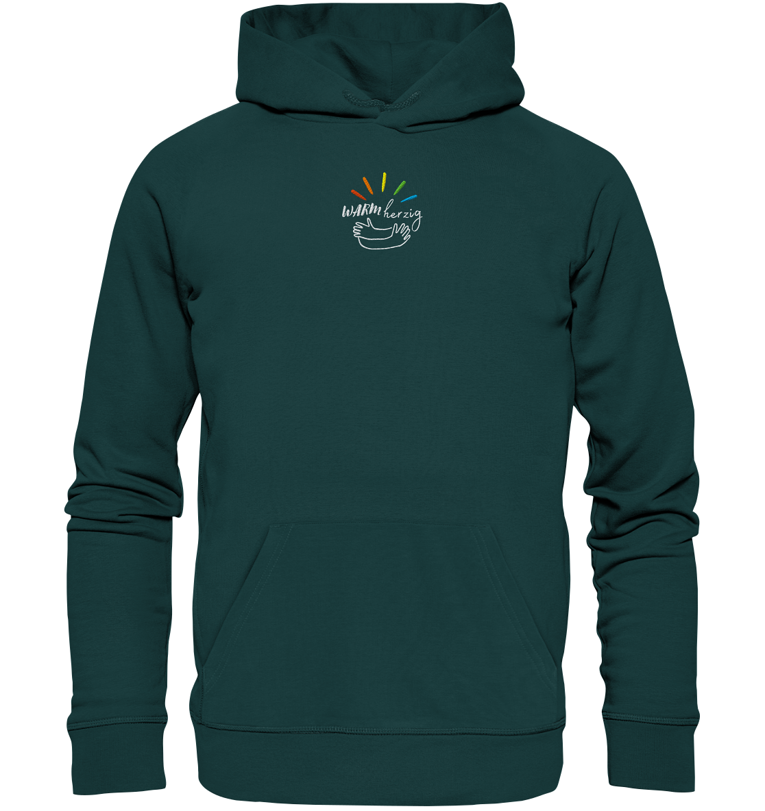 Warmherzig - Organic Hoodie (Stick)