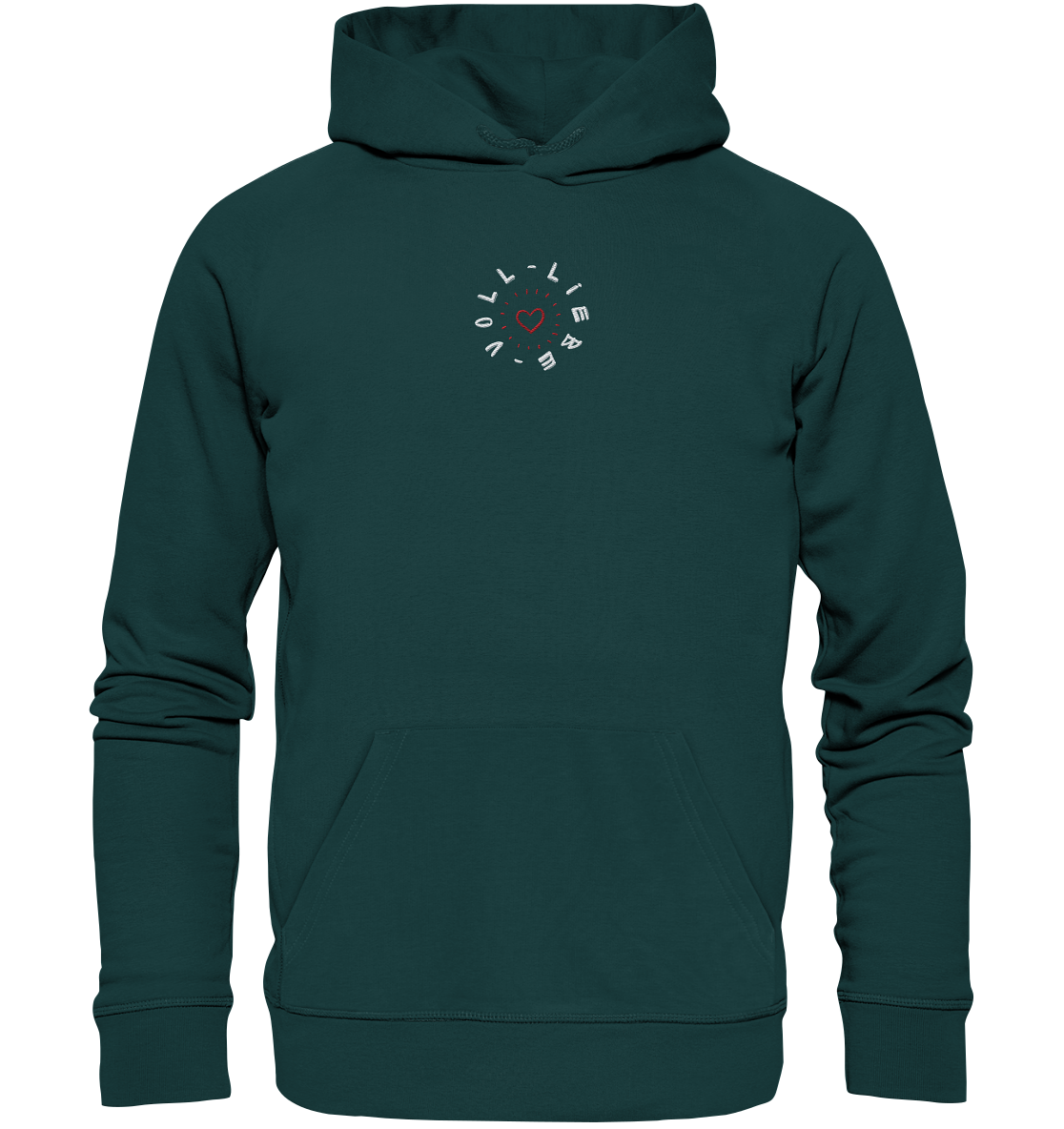 Voll Liebe - Organic Hoodie (Stick)