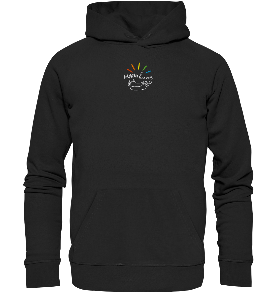 Warmherzig - Organic Hoodie (Stick)