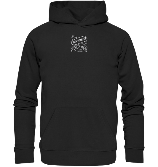 KommunikaTIEF - Organic Hoodie (Stick)