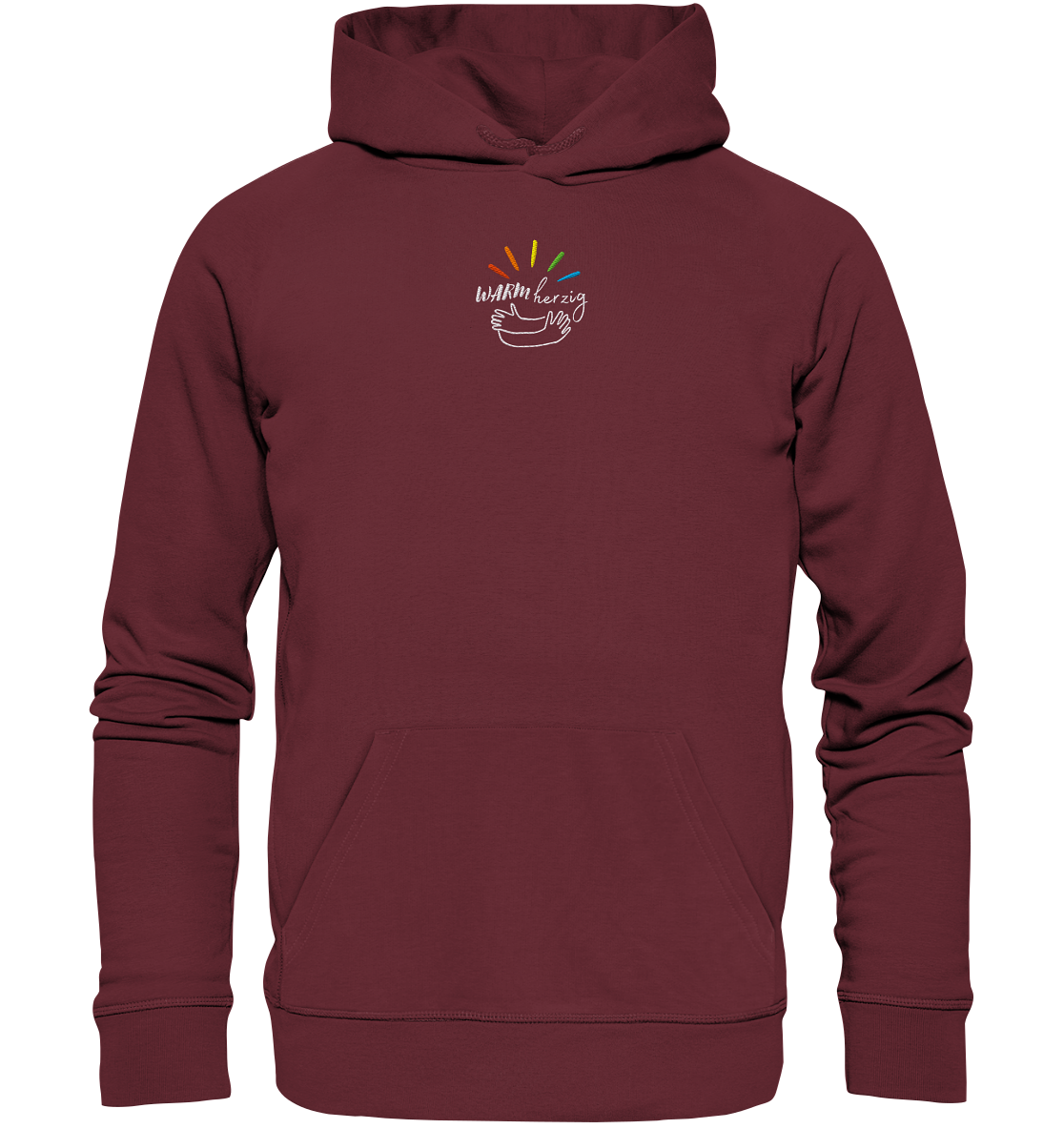 Warmherzig - Organic Hoodie (Stick)