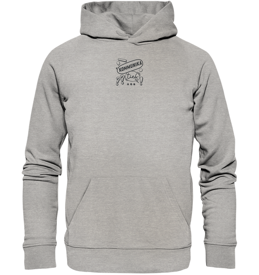 KommunikaTIEF - Organic Hoodie (Stick)
