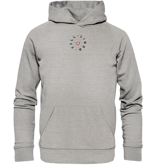 Voll Liebe - Organic Hoodie (Stick)