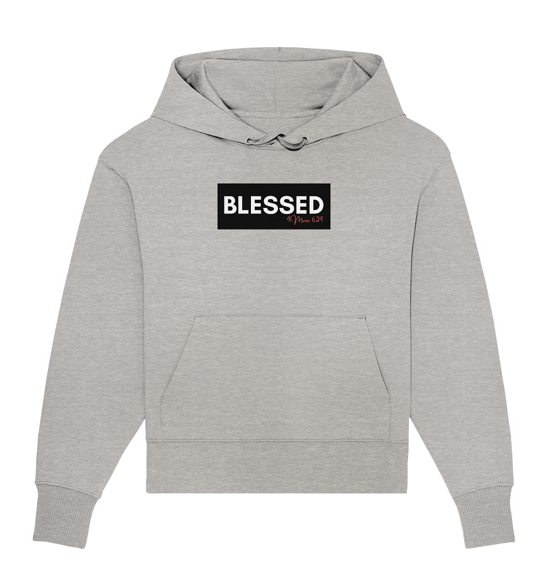 BLESSED - Organic Oversize Hoodie - Weggefährten Mindset